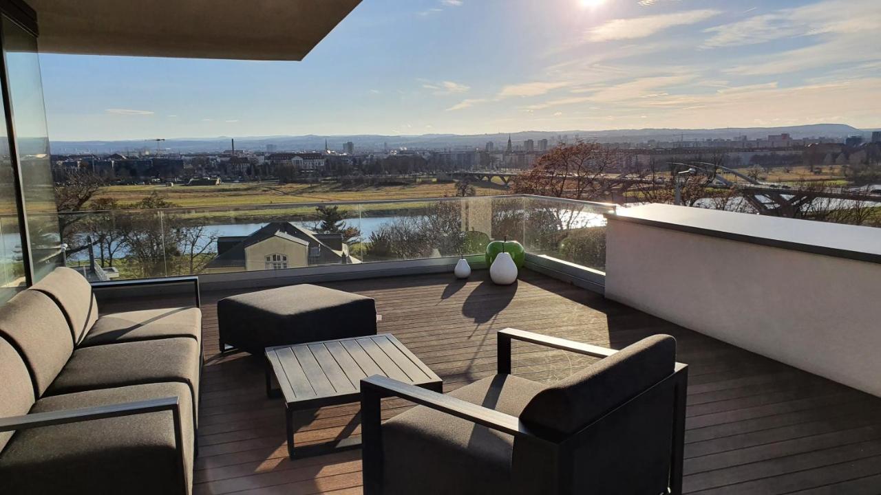 Wohnung Mit Weitblick Dresda Exterior foto