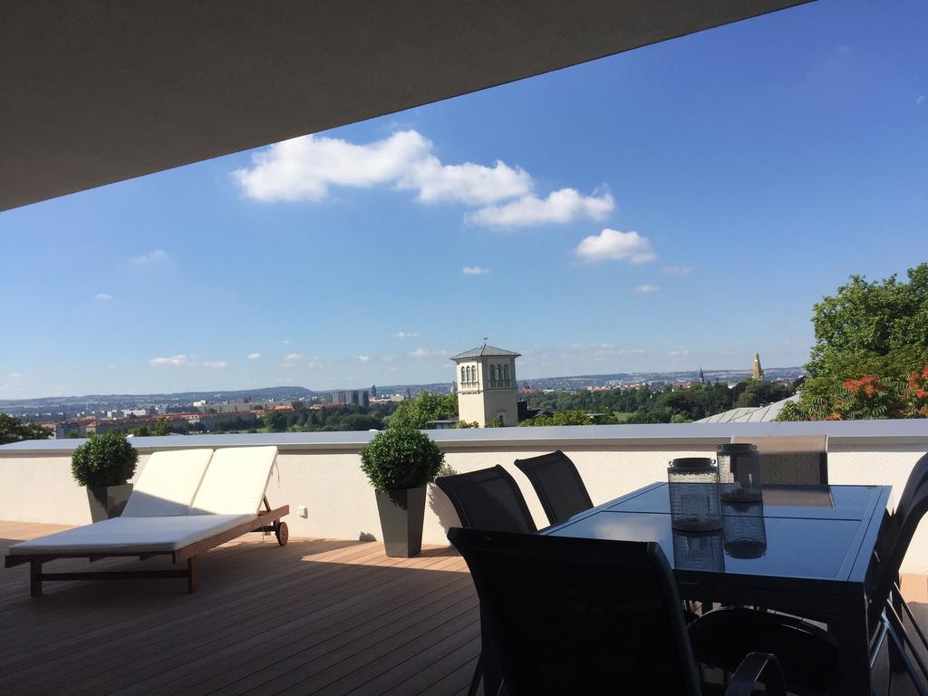 Wohnung Mit Weitblick Dresda Exterior foto