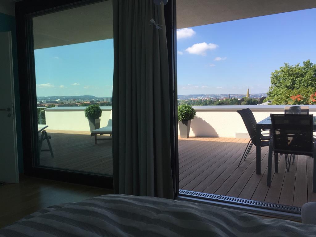 Wohnung Mit Weitblick Dresda Exterior foto